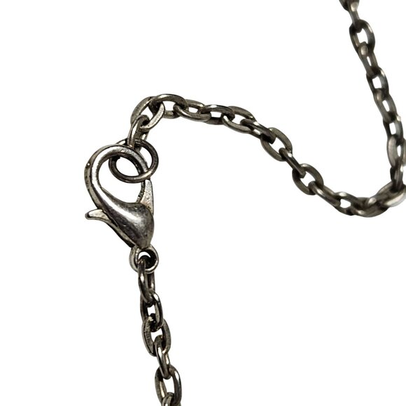 Handcrafted Yorkshire Terrier Dog Portrait Pendant Necklace Yorkie Turquoise - Picture 5 of 7